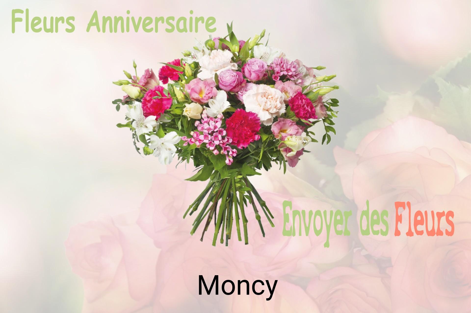 Bouquet de fleurs d’anniversaire livré à Moncy